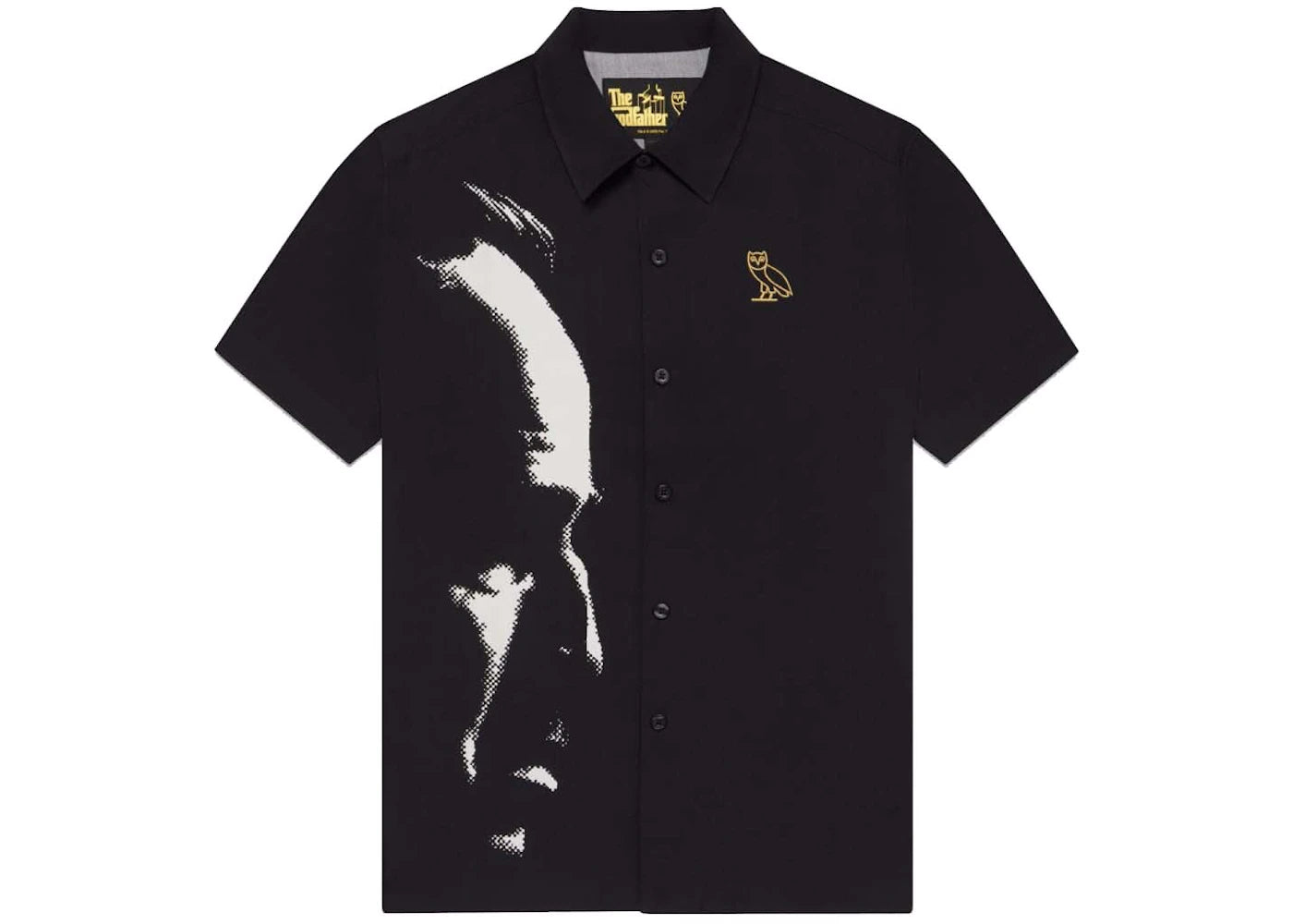 OVO x The Godfather Silk Shirt Black