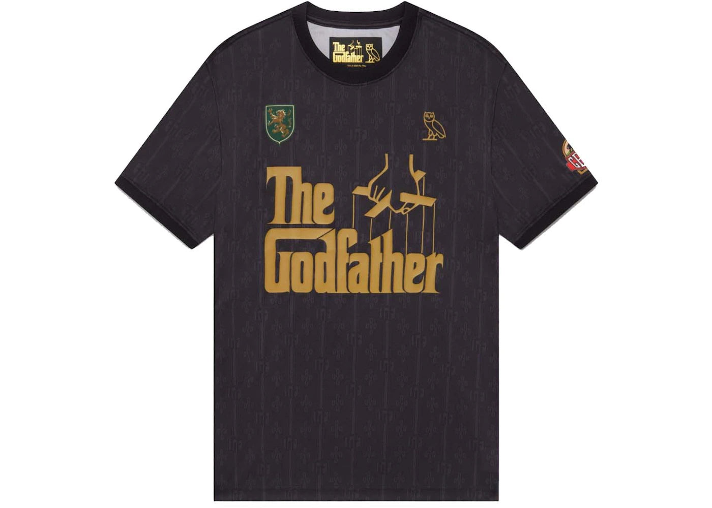 OVO x The Godfather Soccer Jersey Black