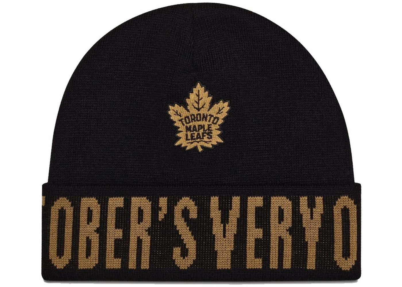 OVO x Toronto Maple Leafs Beanie Black