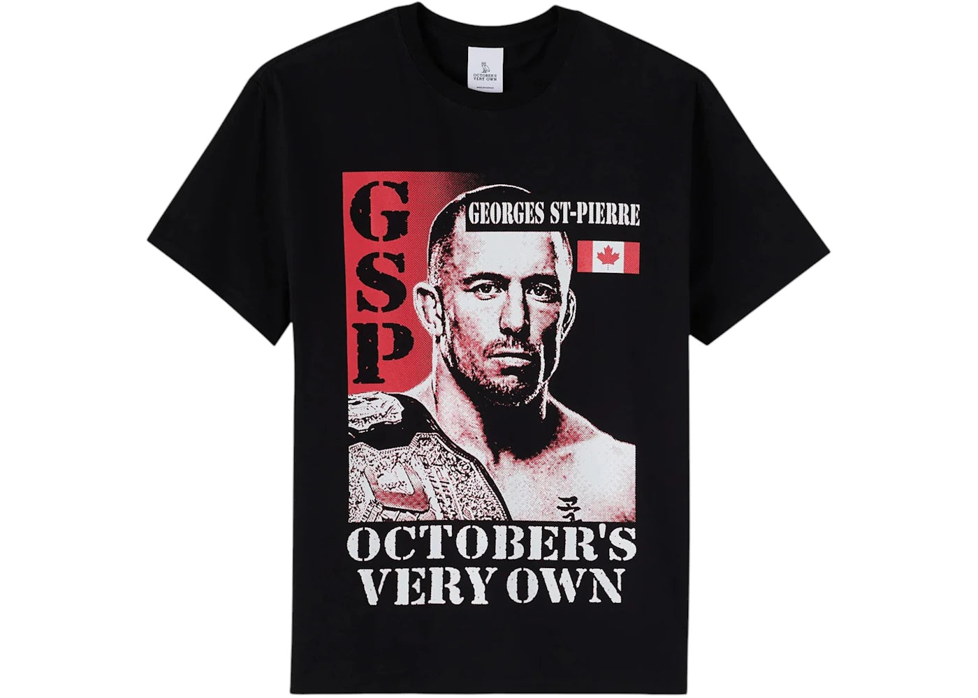OVO x UFC Fighters Georges St-Pierre T-shirt Black