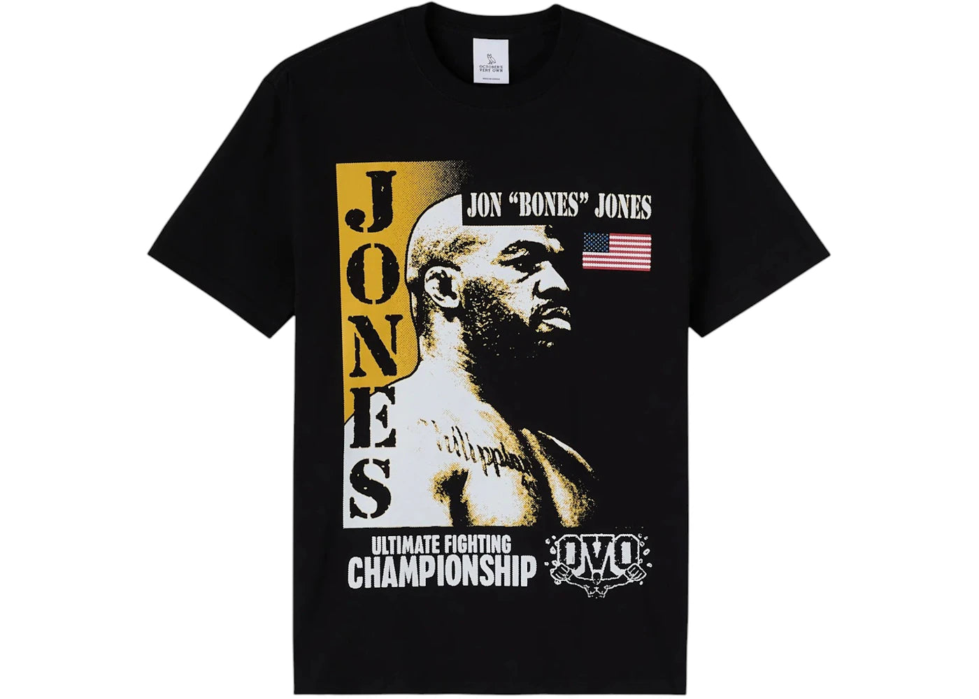 OVO x UFC Fighters Jon Jones T-shirt Black