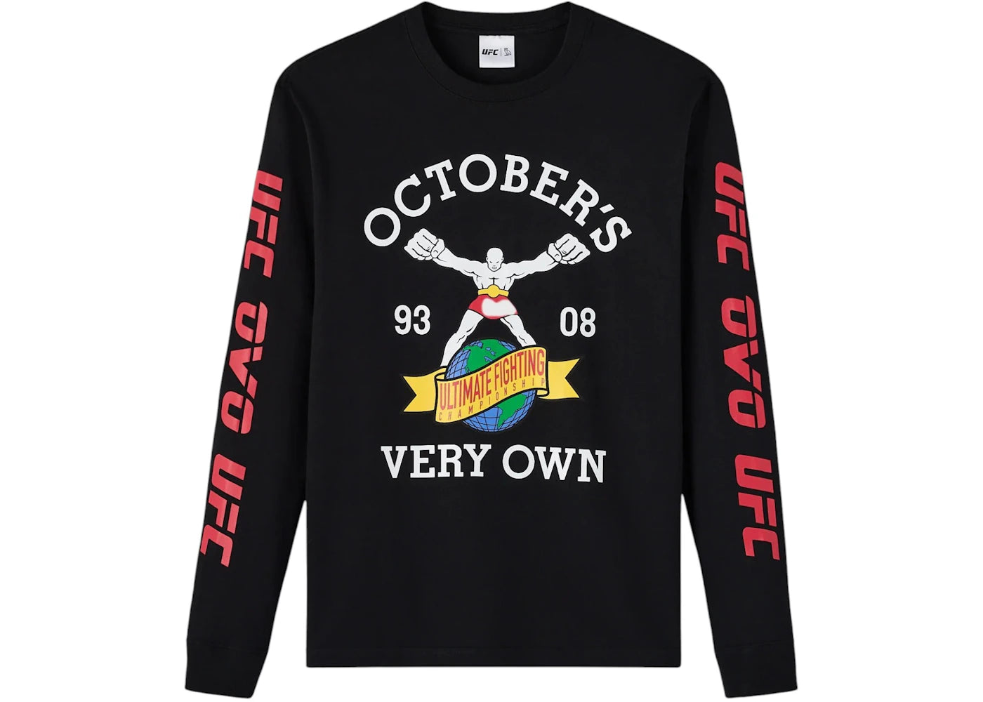 OVO x UFC Long-Sleeve T-Shirt Black