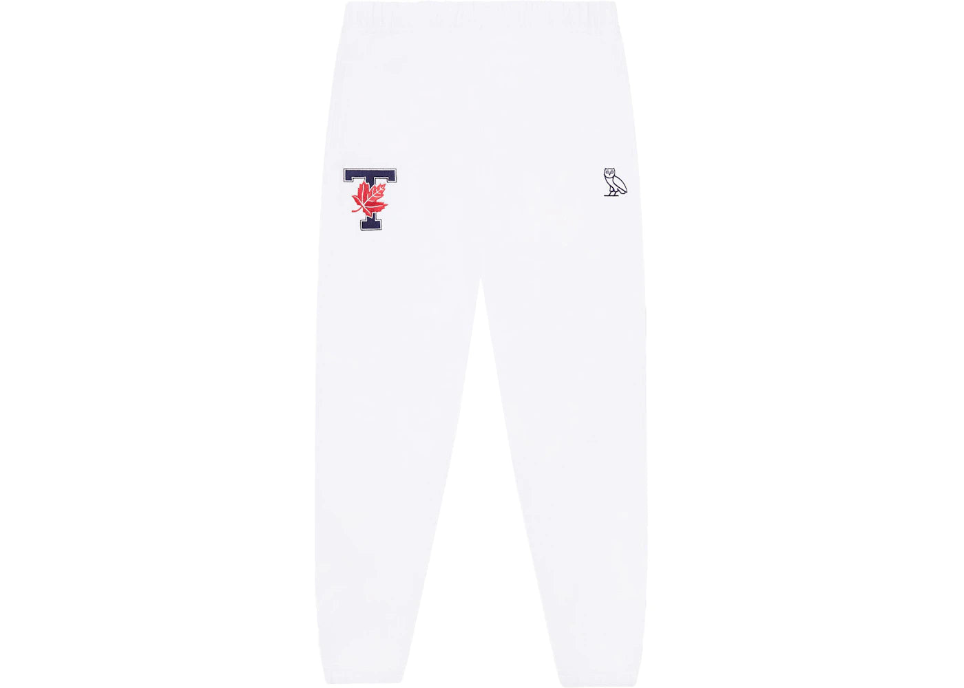 OVO x University of Toronto Cotton Fleece Pant White