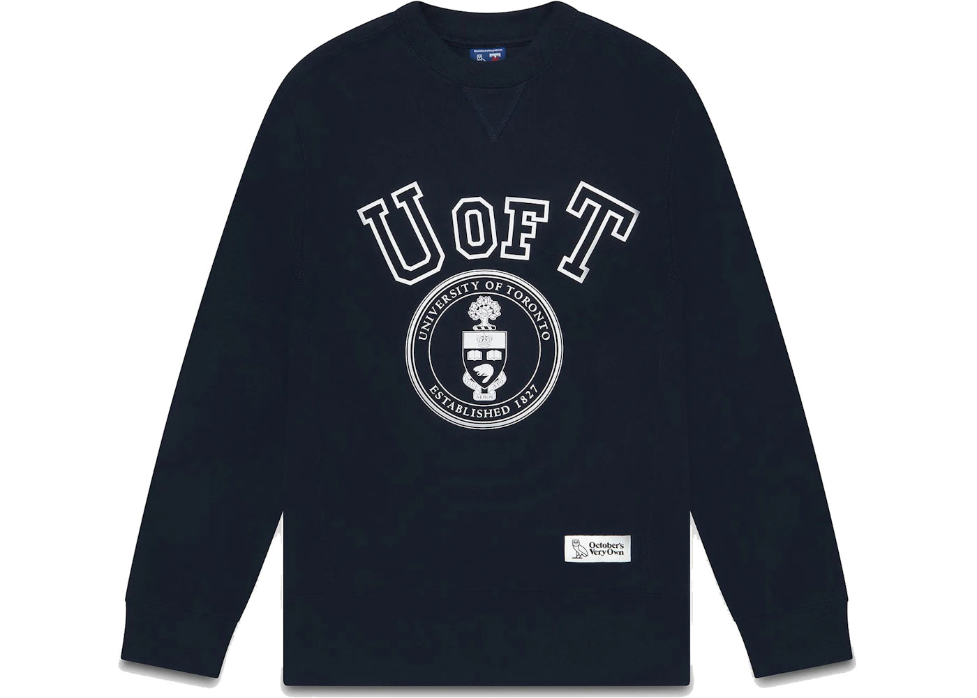 OVO x University of Toronto Crewneck Navy