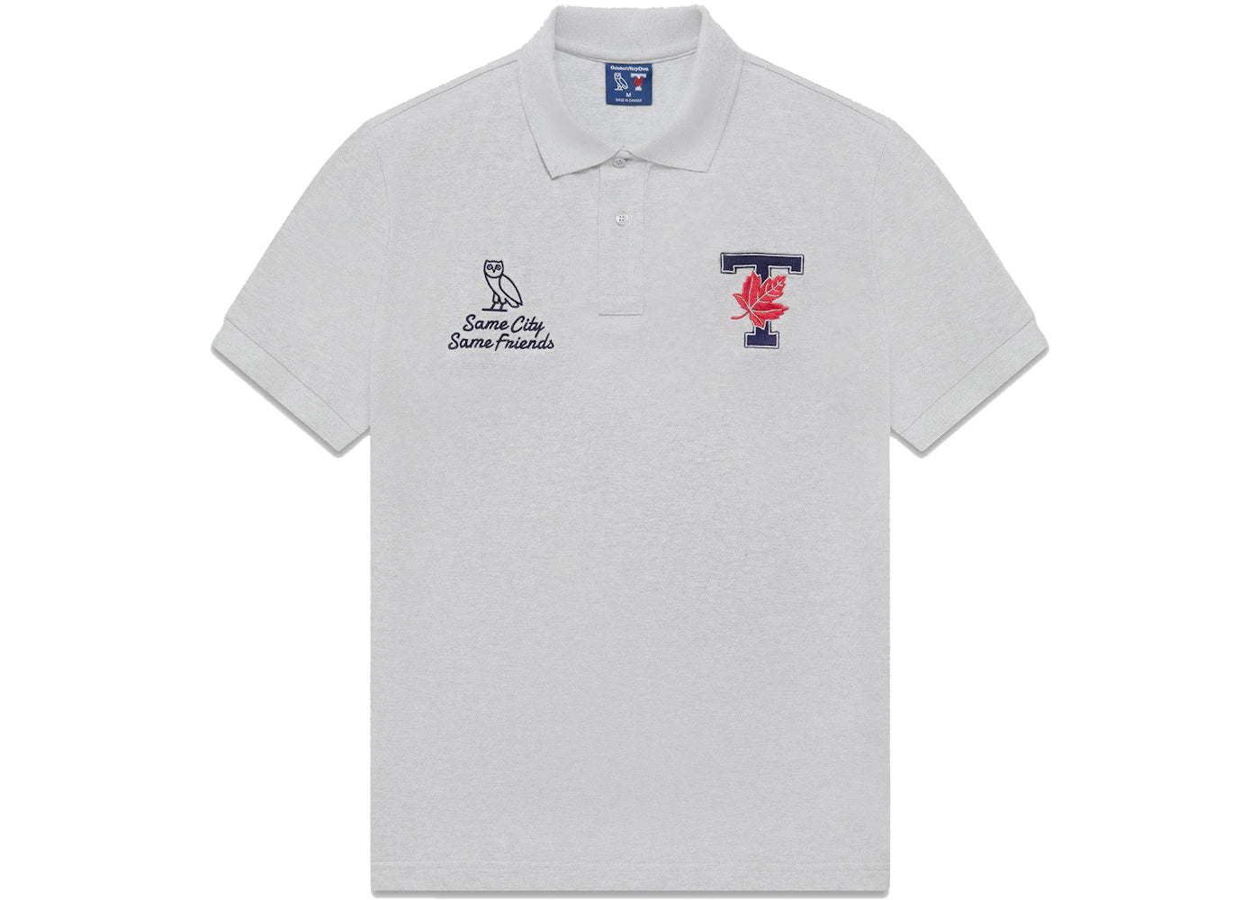 OVO x University of Toronto Polo Heather Grey