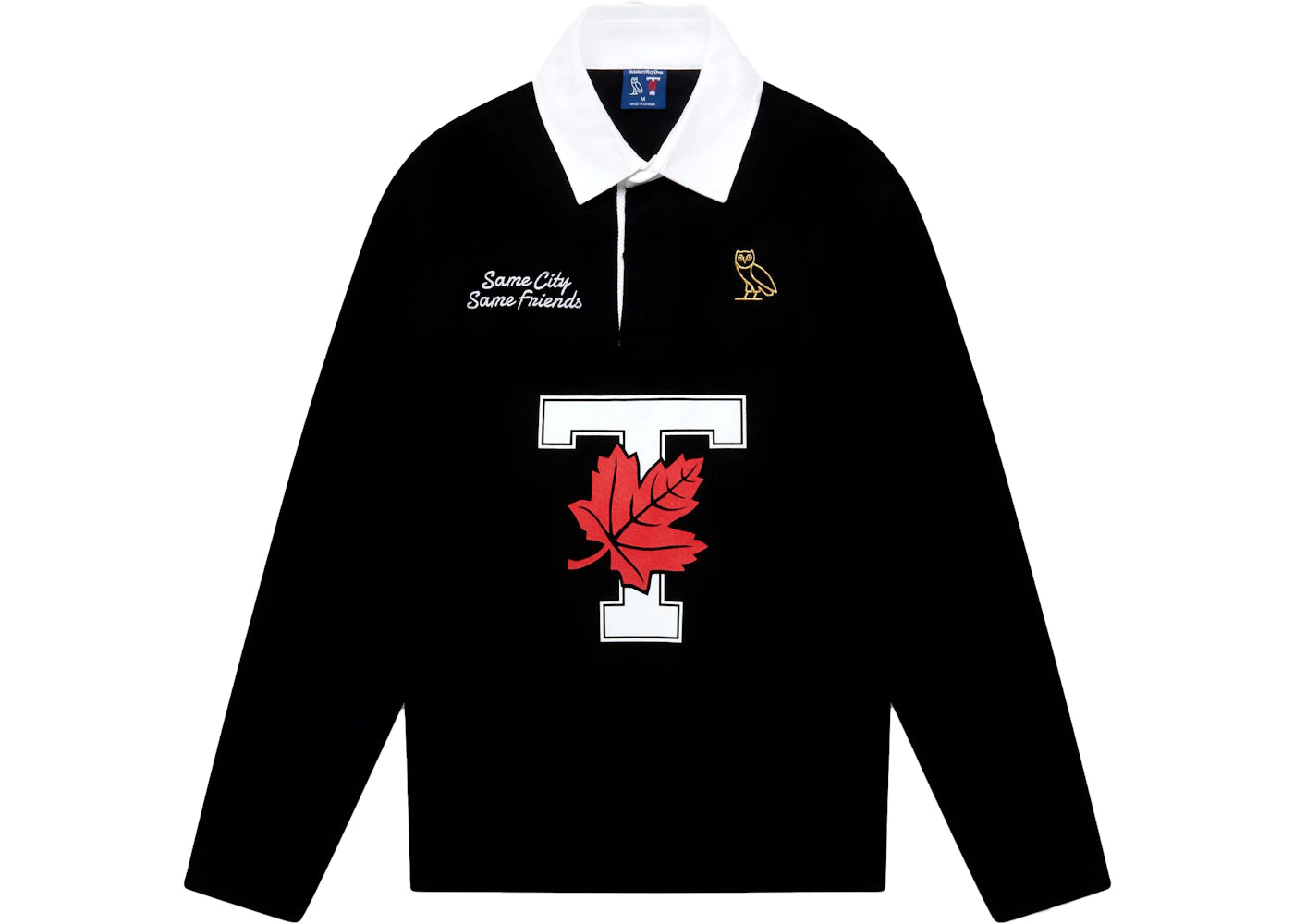 OVO x University of Toronto Rugby Polo Black