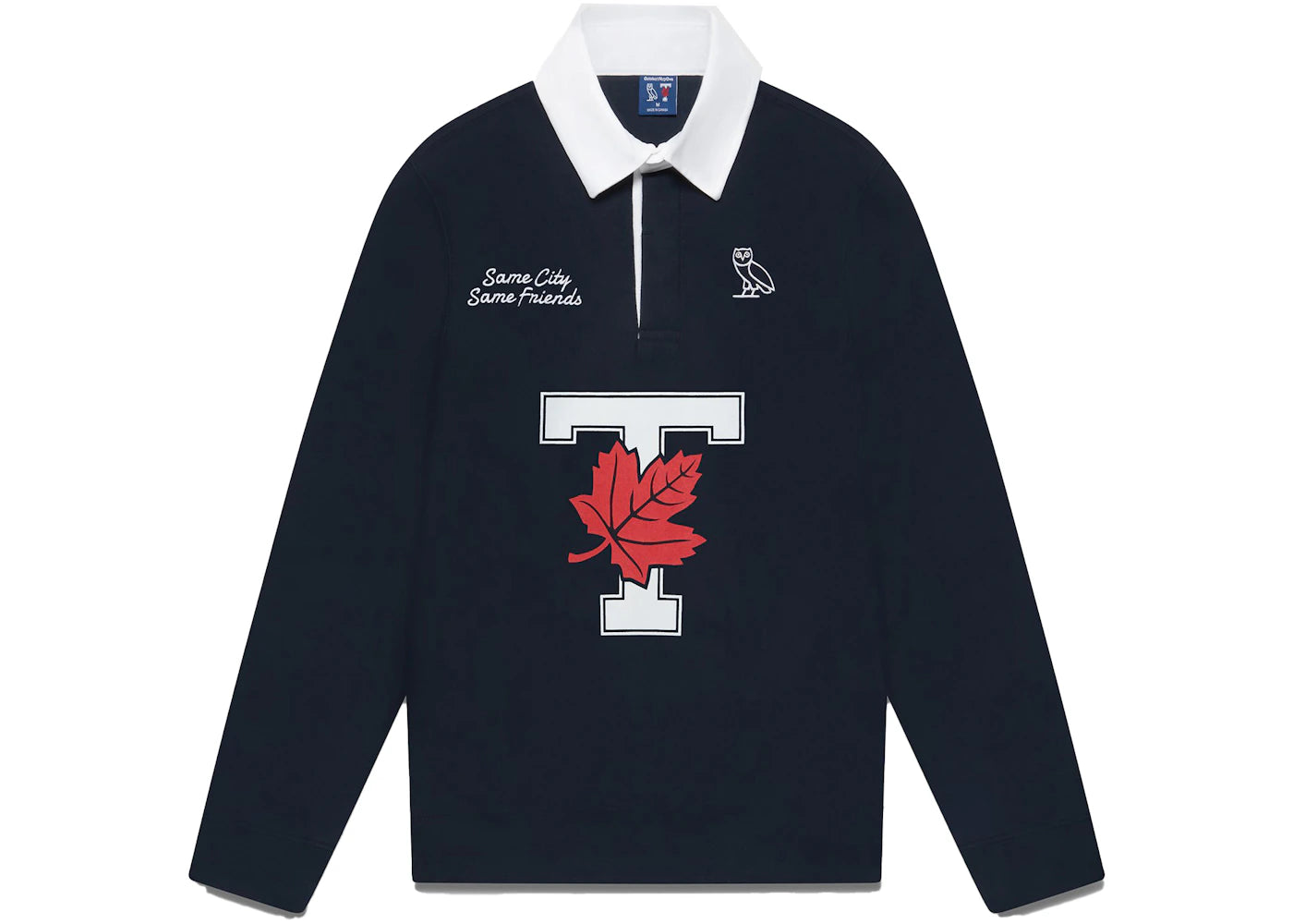 OVO x University of Toronto Rugby Polo Navy