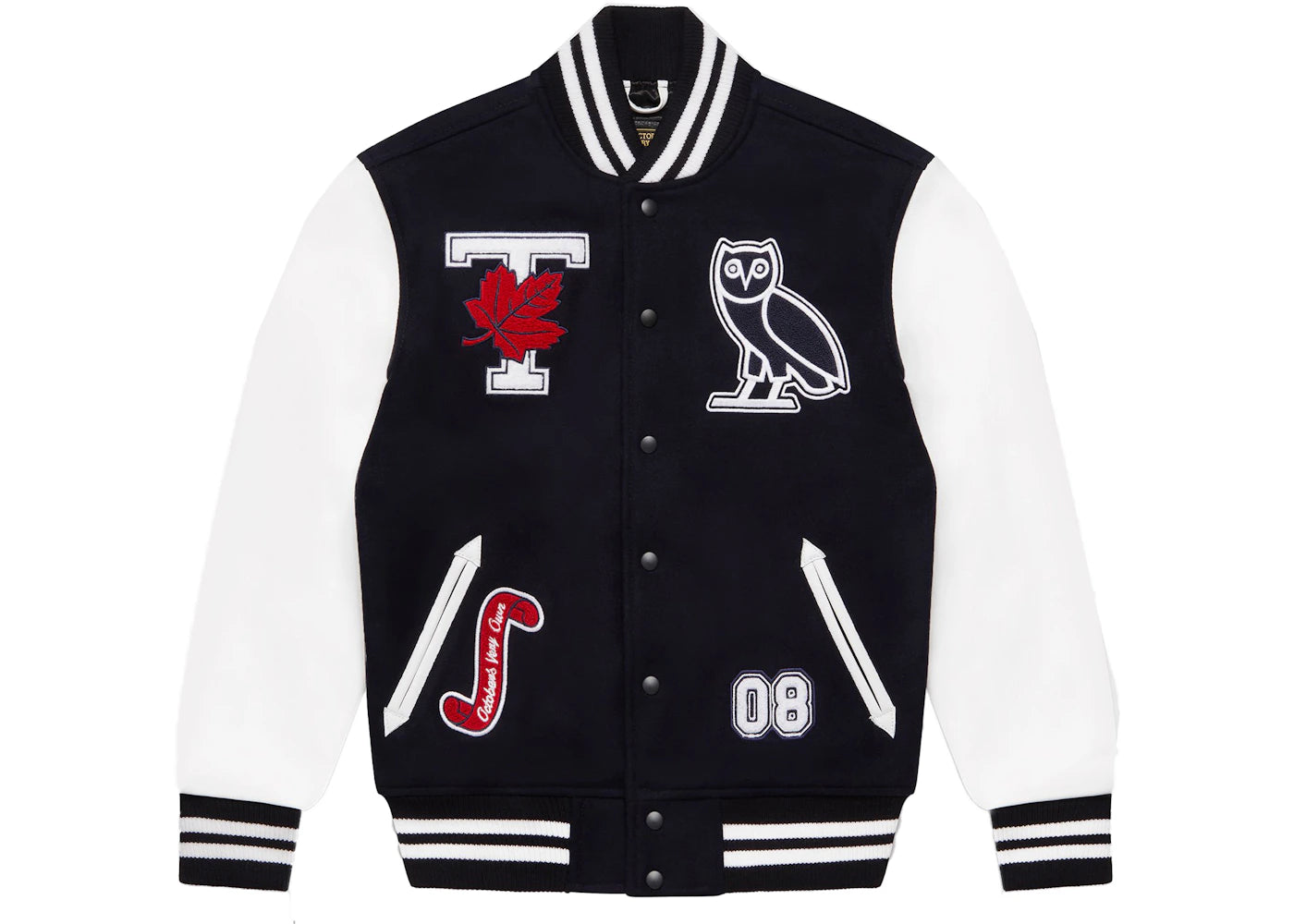 OVO x University of Toronto Varsity Jacket Navy