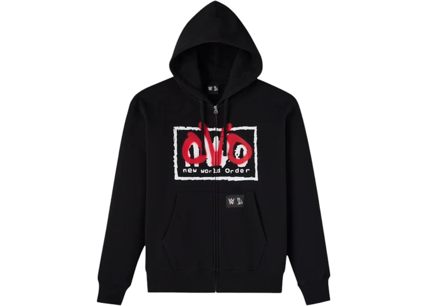 OVO x WWE New World Order Full-Zip Hoodie Black