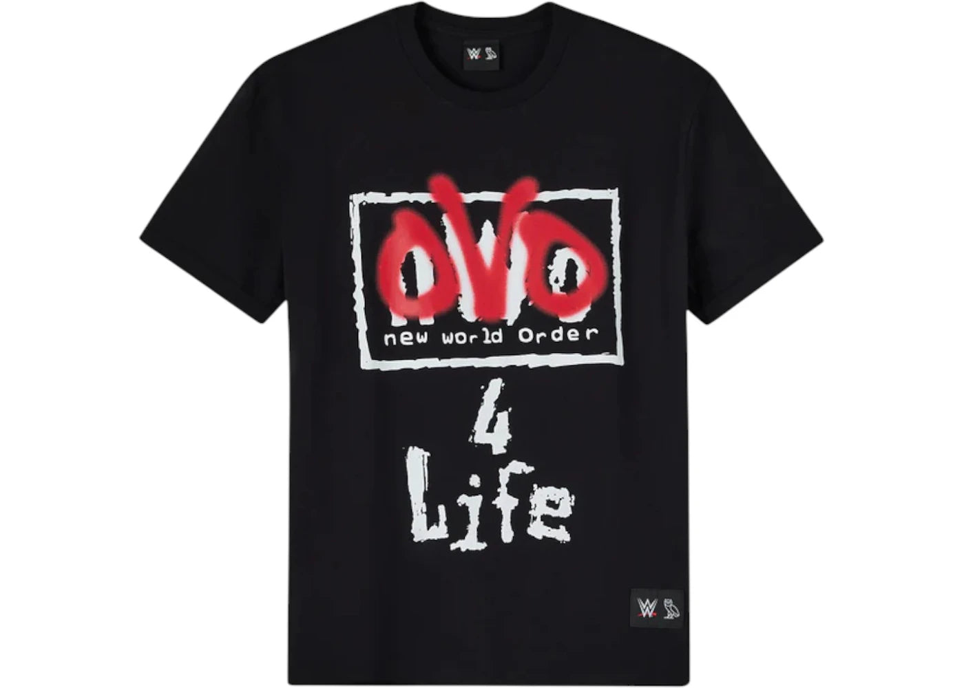 OVO x WWE OVO 4 Life Tee Black