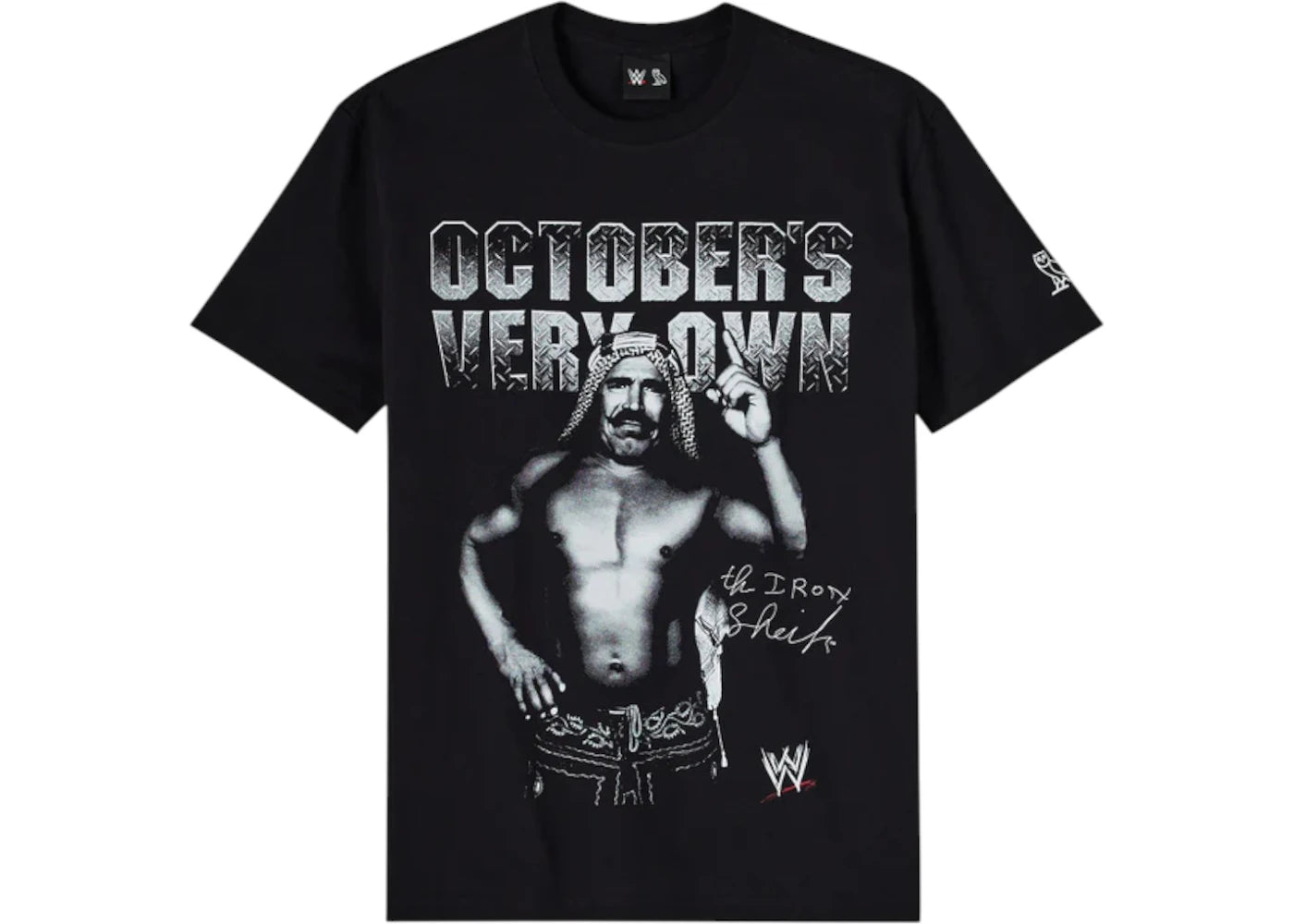 OVO x WWE The Iron Sheik Tee Black