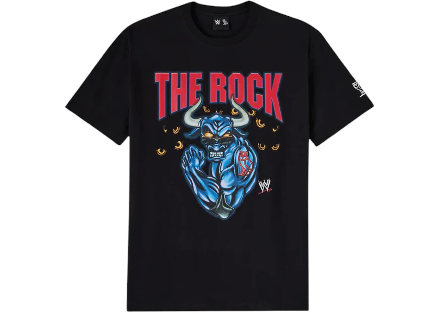 OVO x WWE The Rock Tee Black