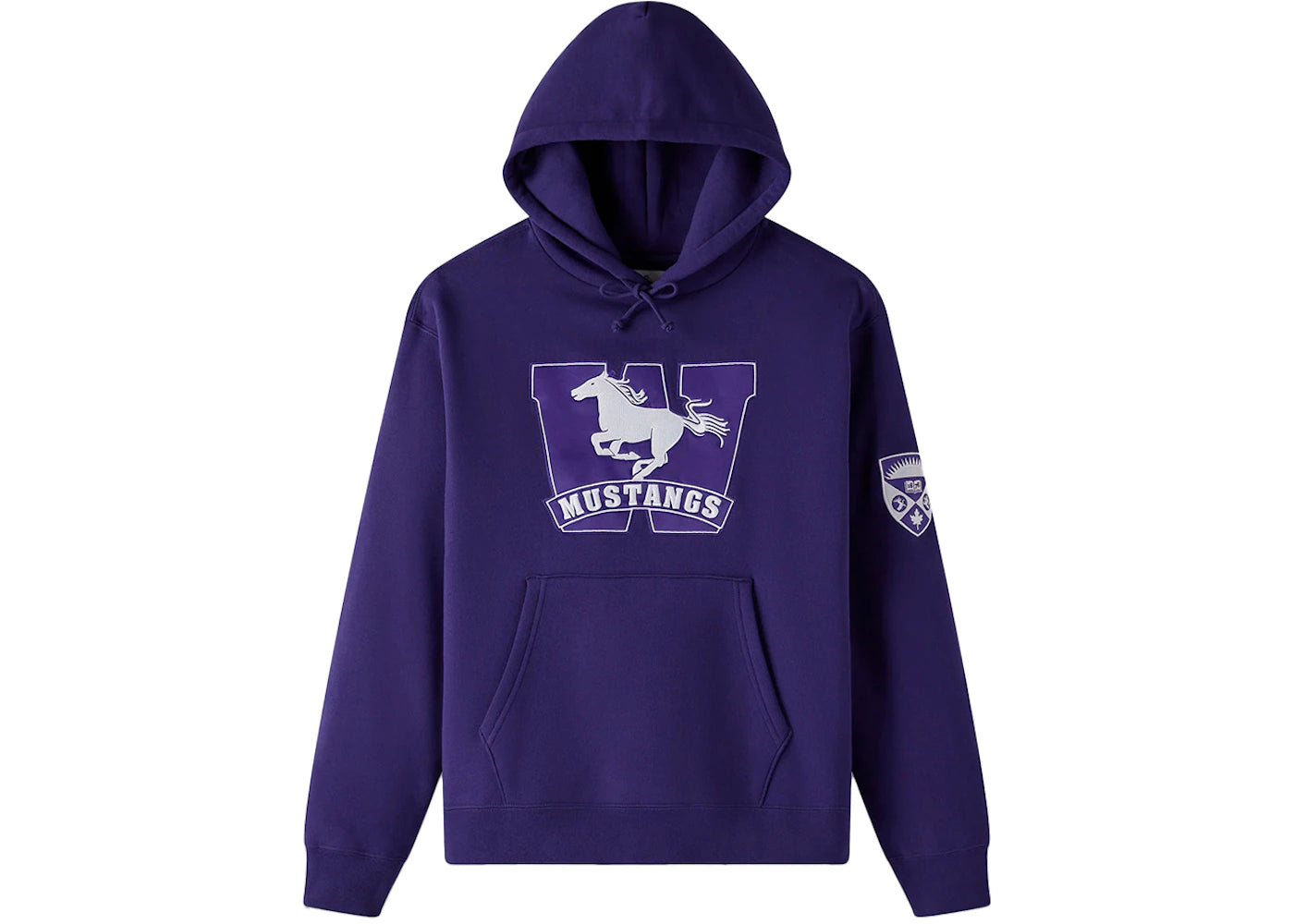 OVO x Western University Mustangs Campus Fleece Hoodie Western Purple