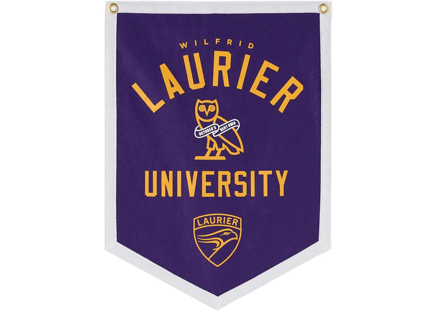 OVO x Wilfrid Laurier University Golden Hawks Banner Purple