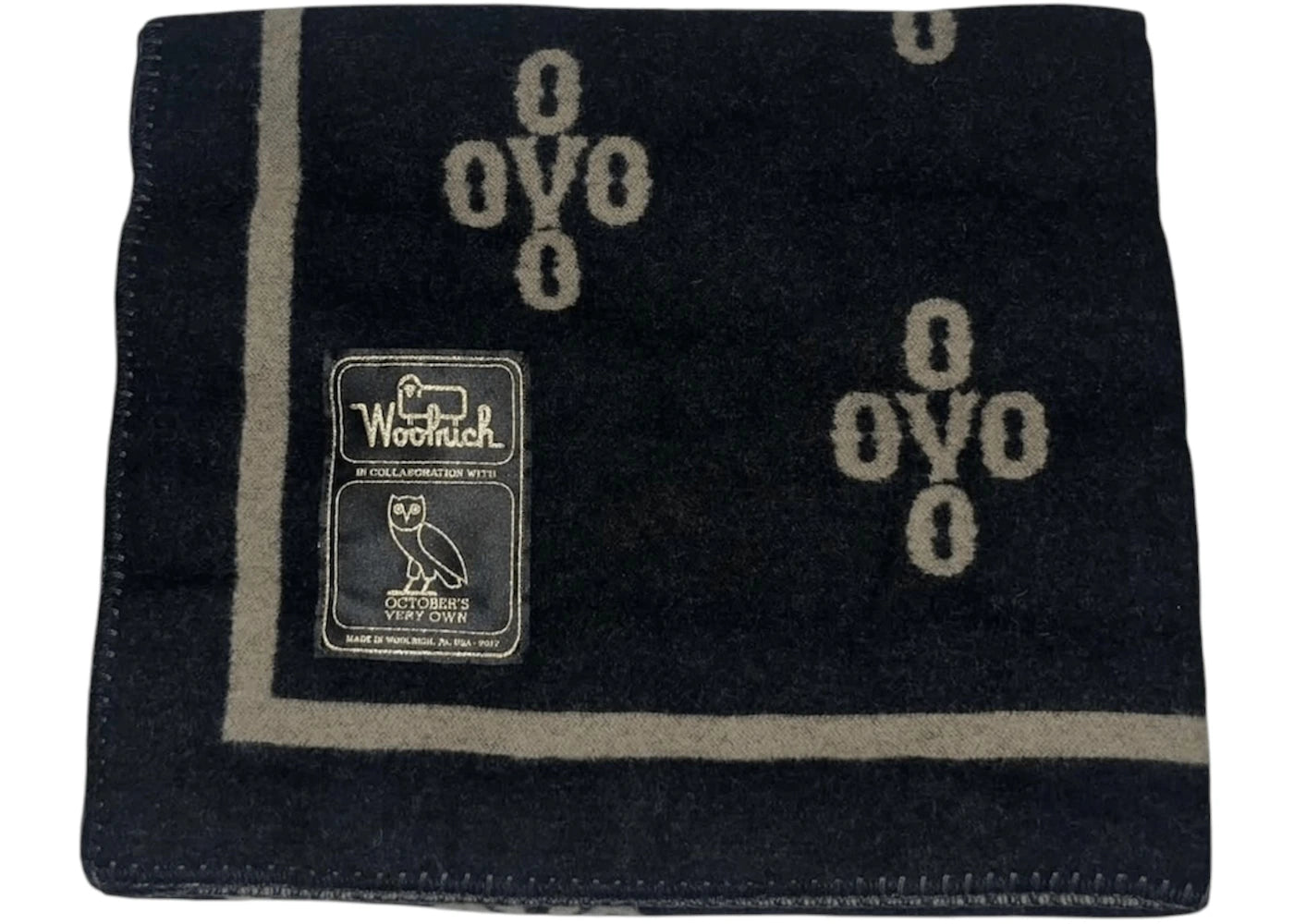 OVO x Woolrich Blanket Black
