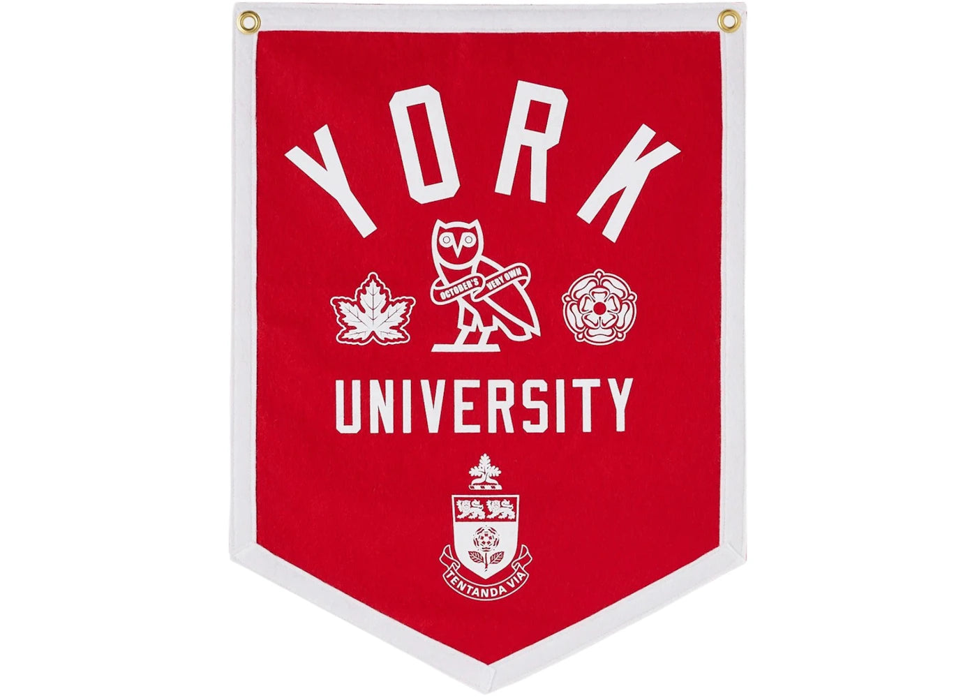OVO x York University Banner Red
