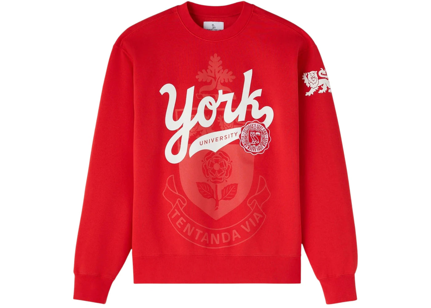 OVO x York University Crewneck Red