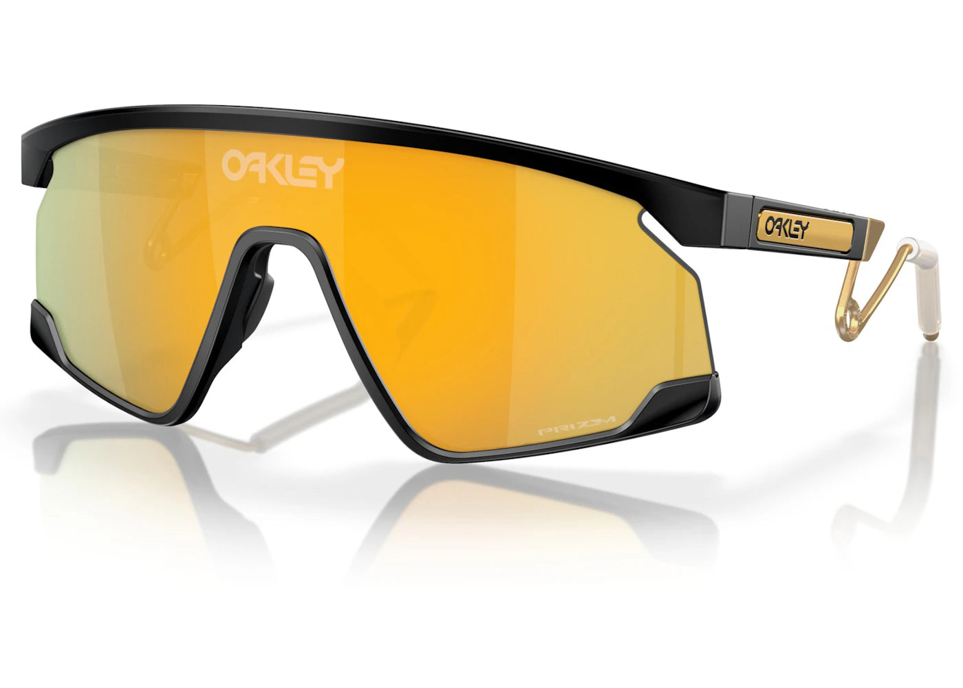 Oakley BXTR Sunglasses Black/Yellow (OO9237-0139)