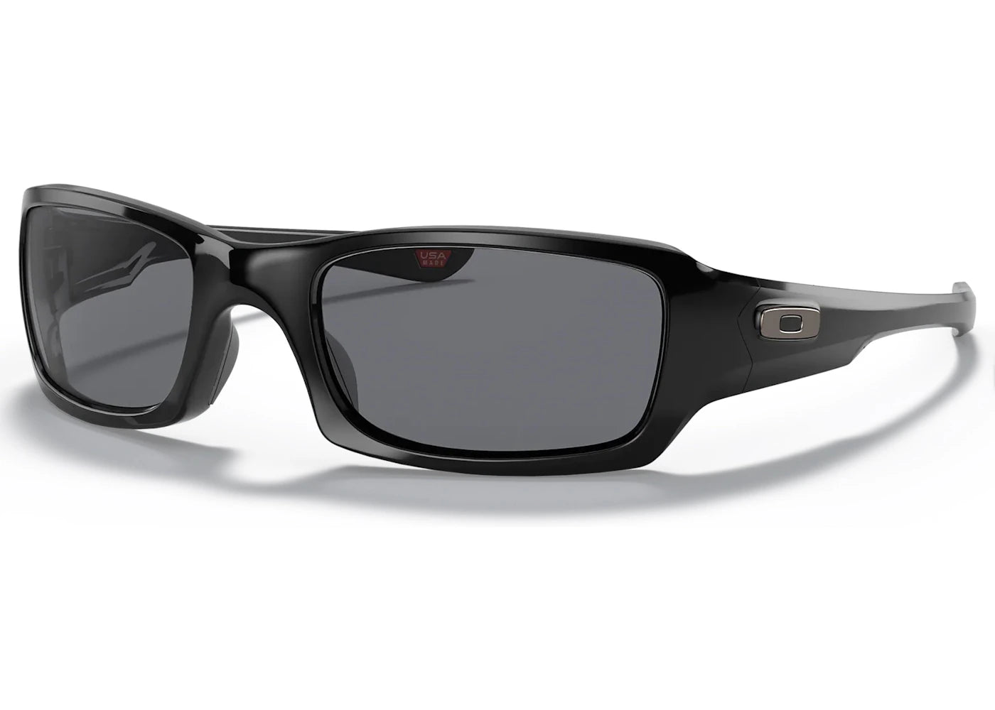 Oakley Five Squared Sunglasses Polished Black/Grey (OO9238-04)