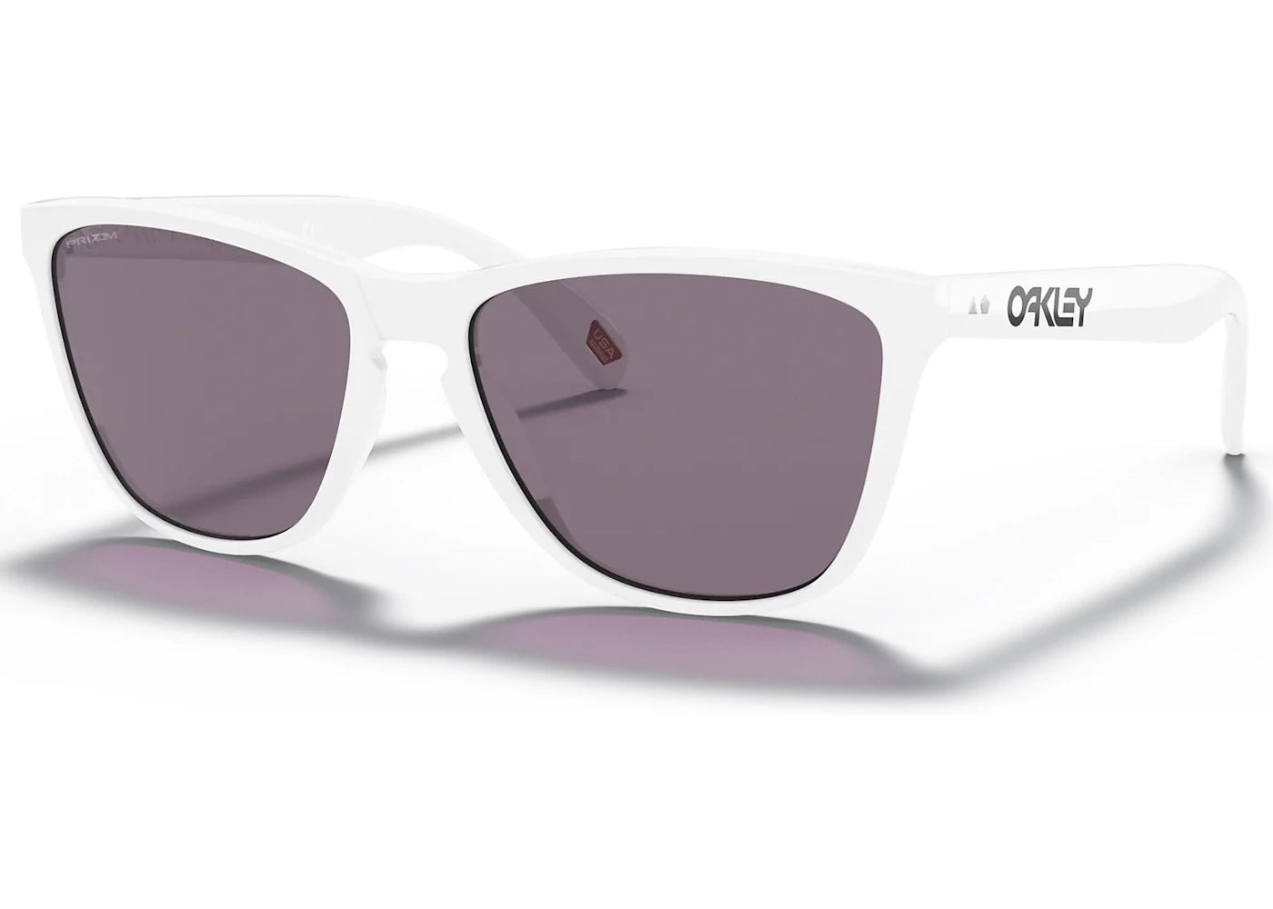 Oakley Frogskin 35th Anniversary Sunglasses Polished White/Prizm Grey (OO9444-0157)