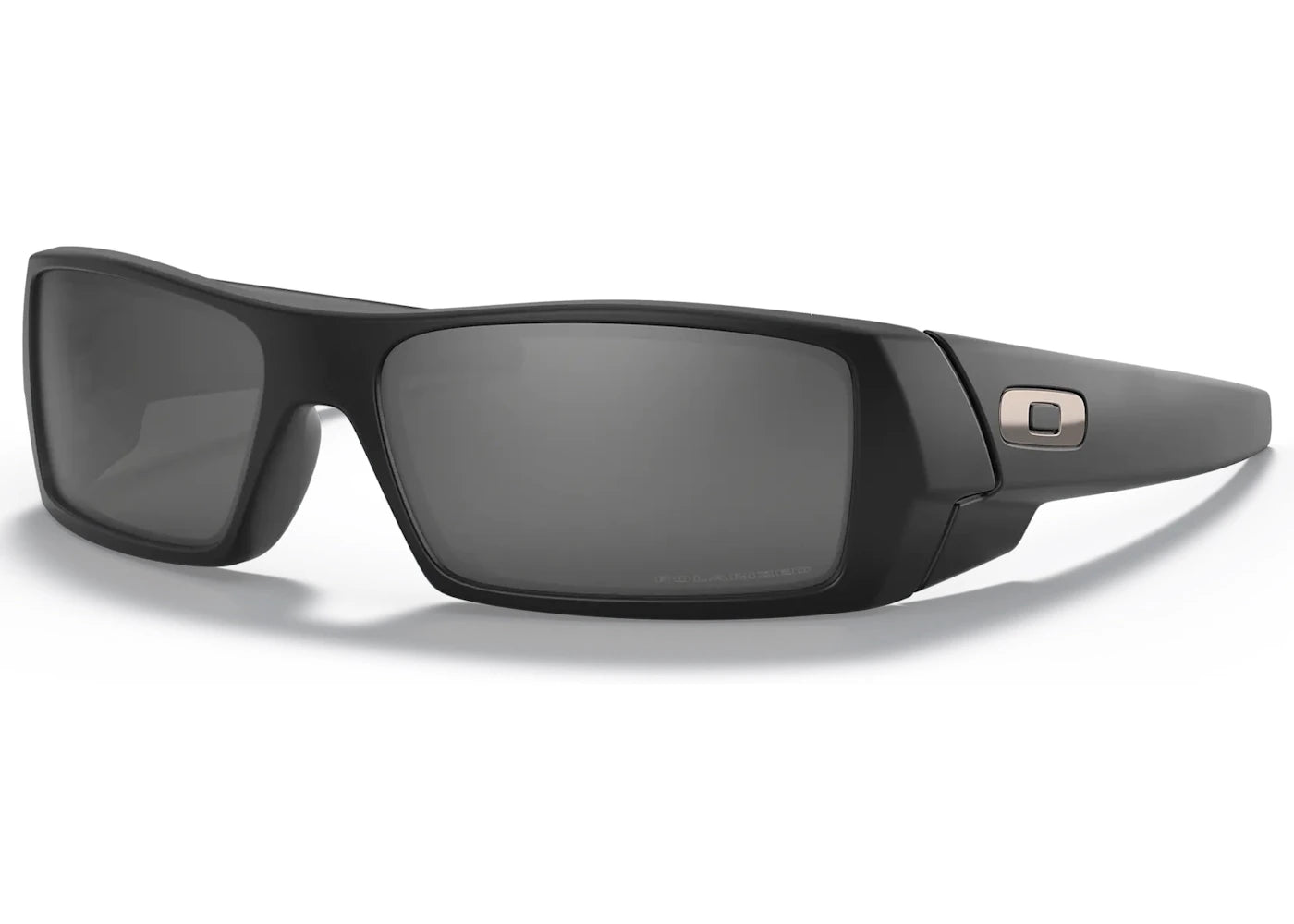 Oakley Gascan Sunglasses Matte Black/Black Iridium Polarized (12-856)