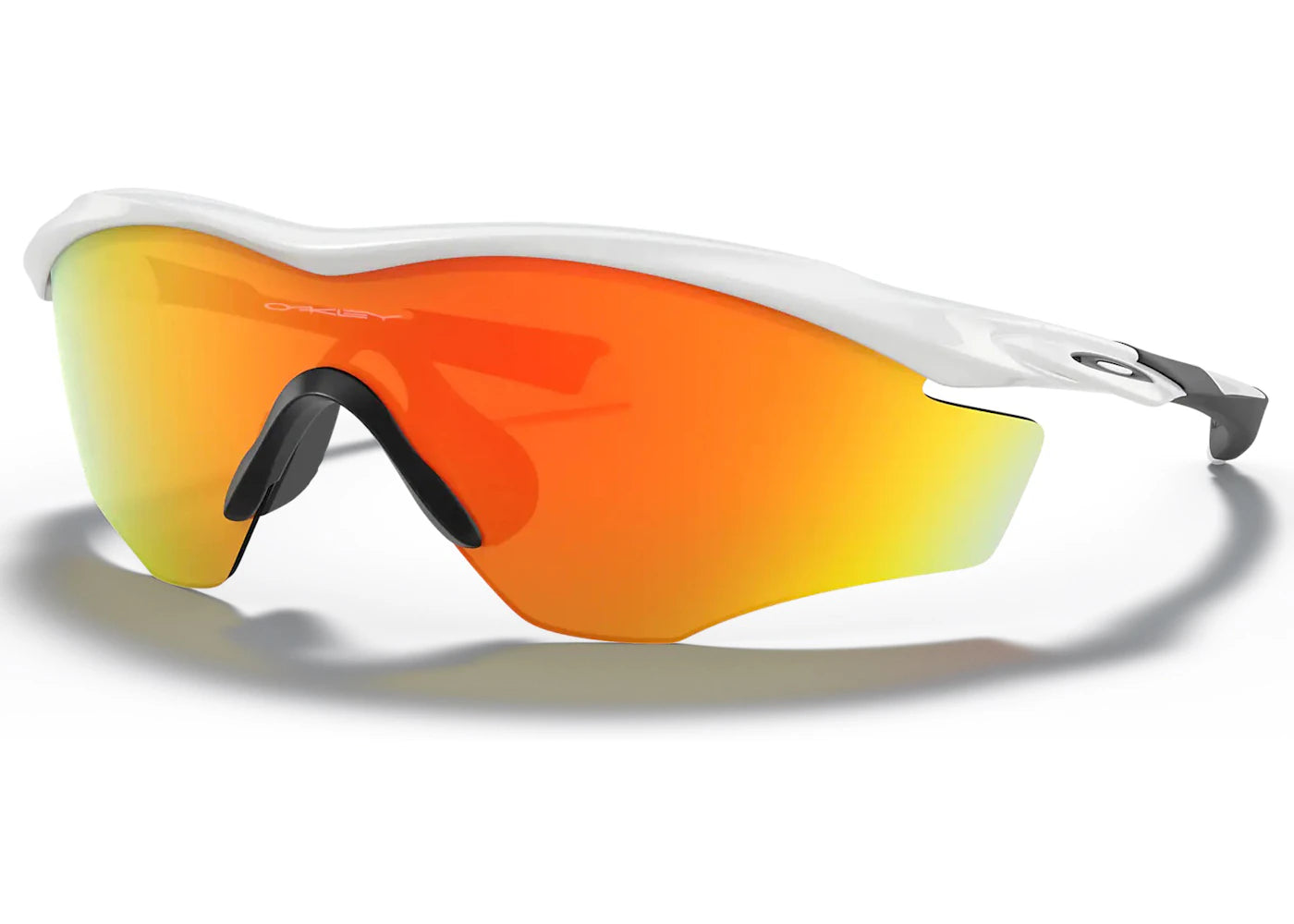 Oakley M2 Frame XL Sunglasses Polished White/Fire Iridium (OO9343-05)