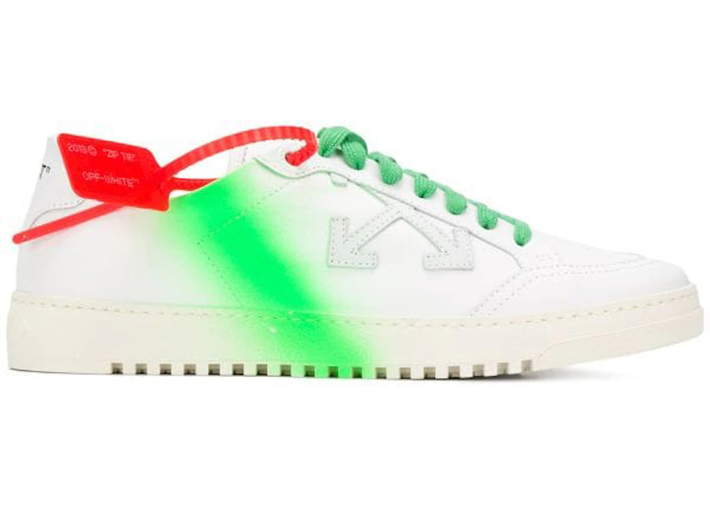 Off-White 2.0 Low Top Green Spray