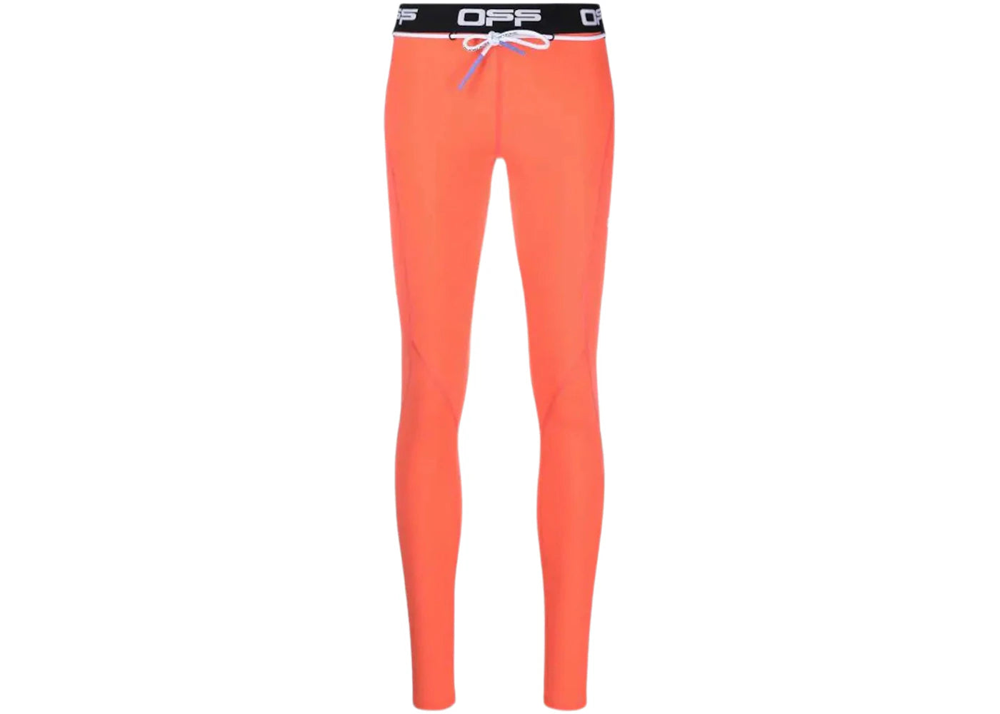 OFF-WHITE Active High-Waisted Leggings Coral Red