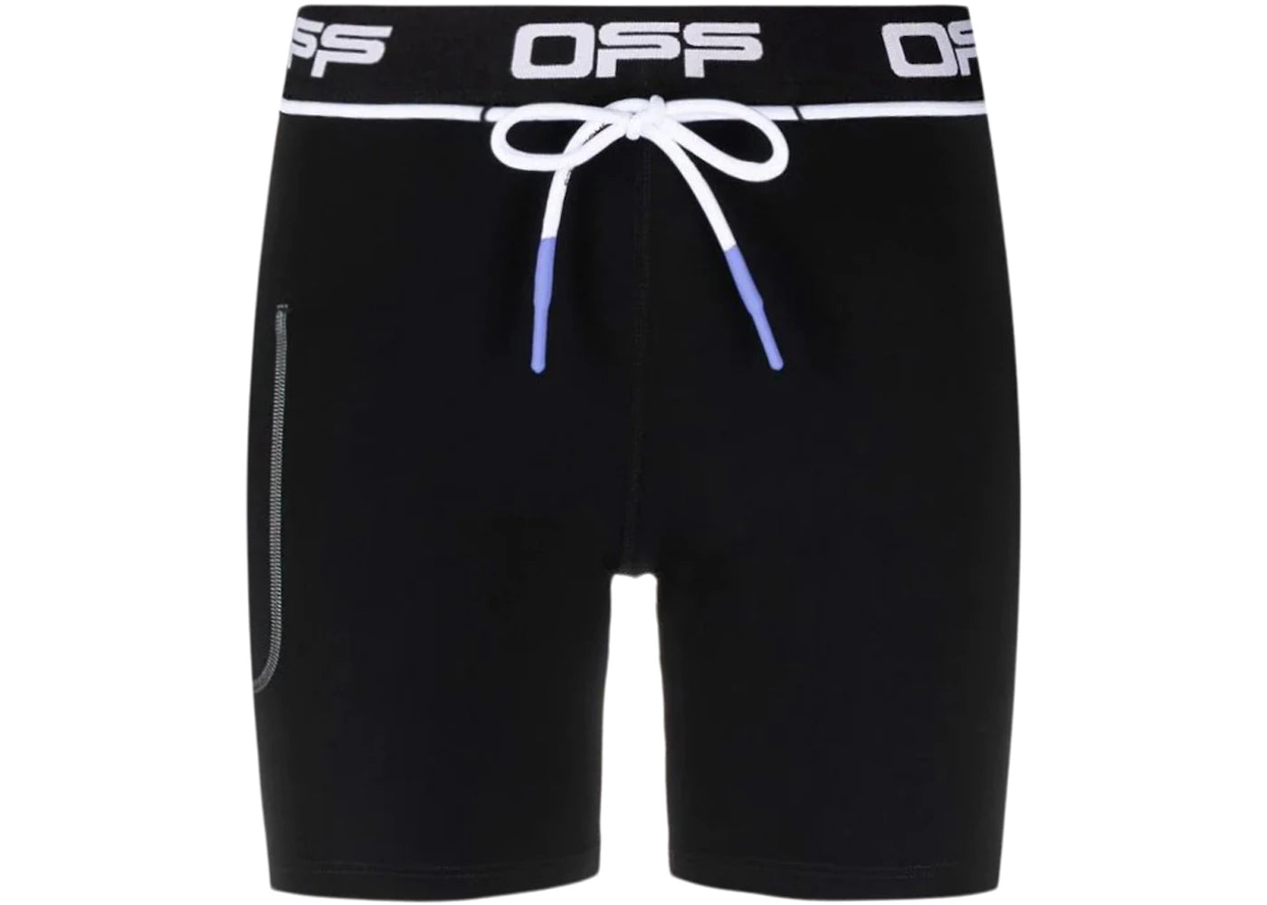 OFF-WHITE Active Logo Cycling Shorts Black/White