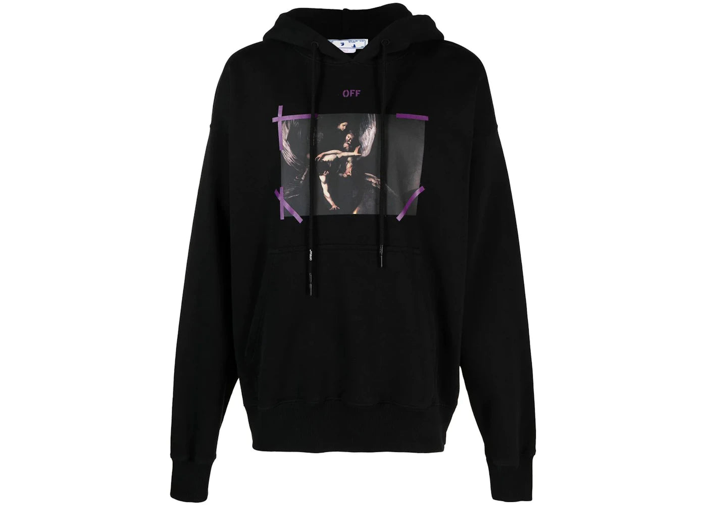 OFF-WHITE Arrow Caravaggio Mercy Skate Hoodie Black/Purple