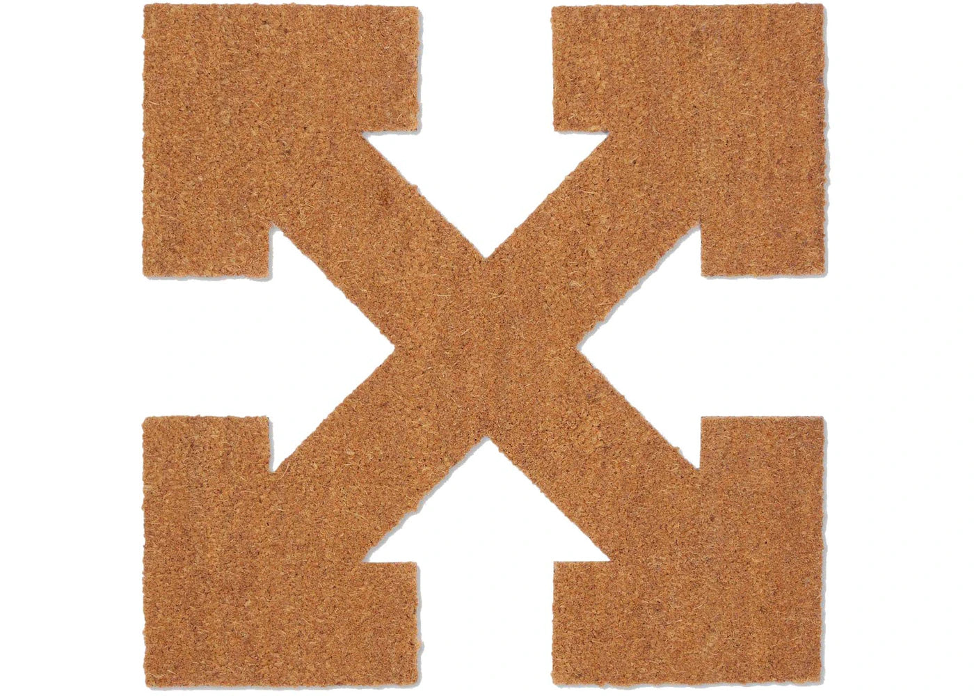 OFF-WHITE Arrow Doormat Brown