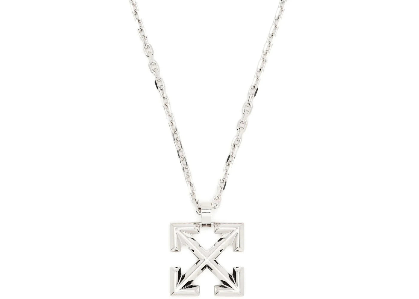 OFF-WHITE Arrow Necklace Silver