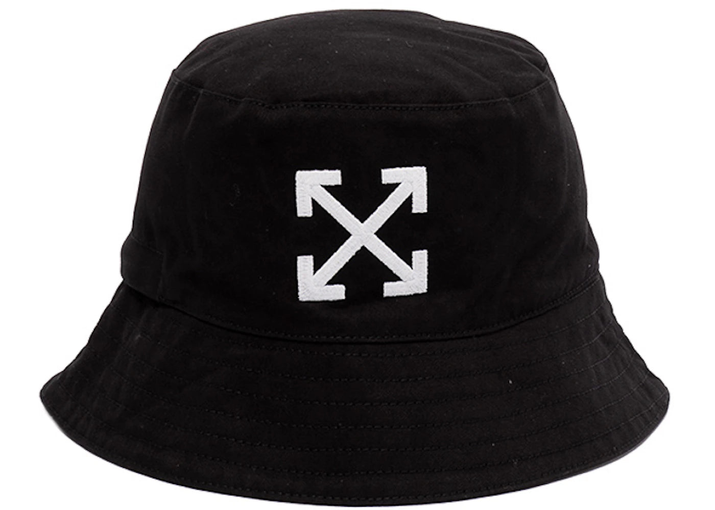 OFF-WHITE Arrows Bucket Widebrim Hat Black