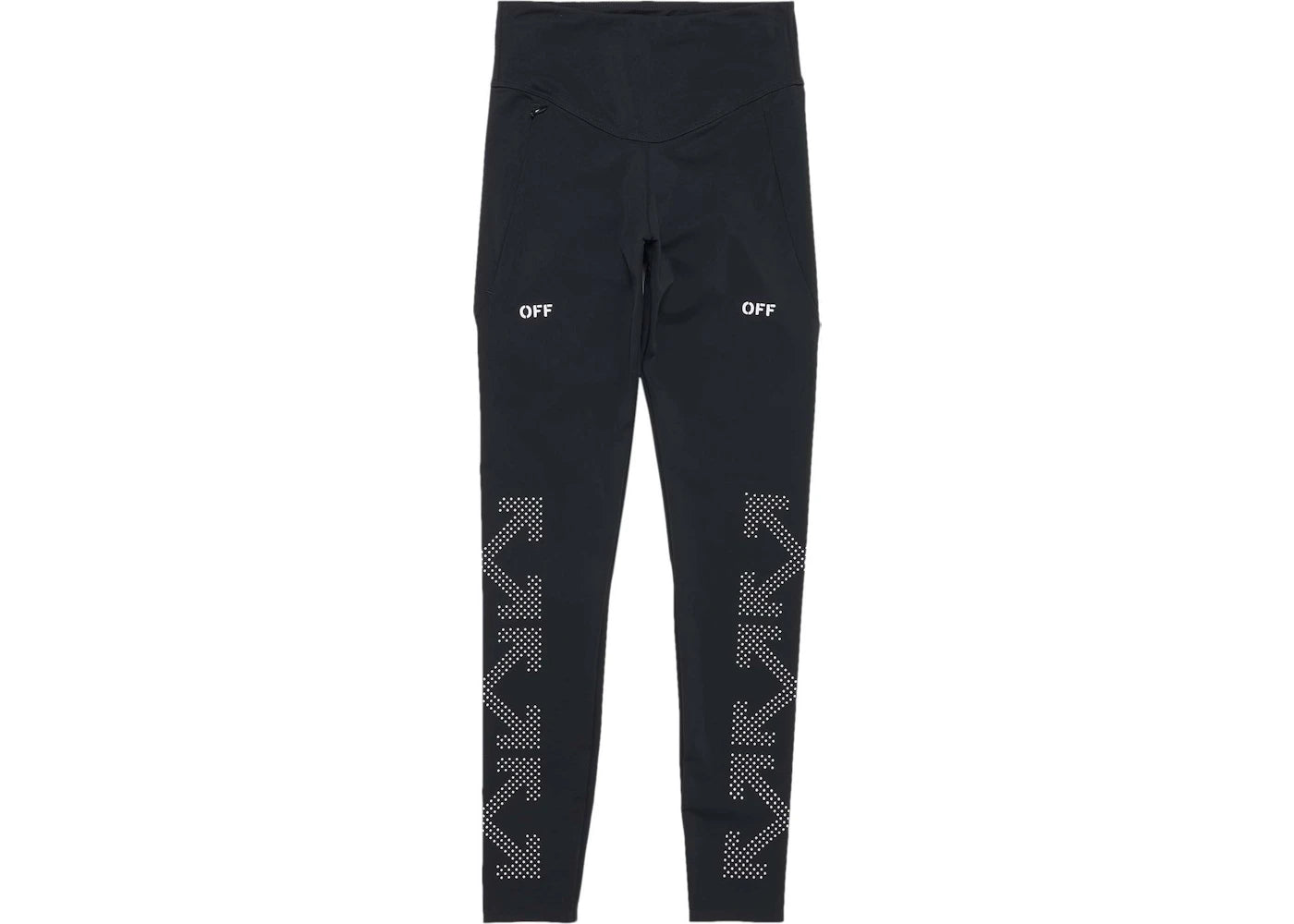 OFF-WHITE Athl Reflect Arrow Leggings Black/Silver