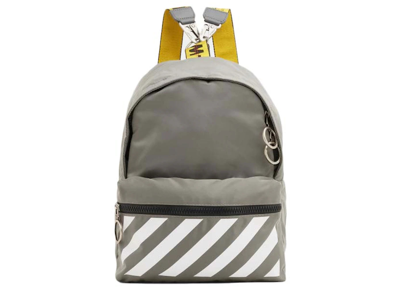 Off-White Binder Nylon Mini Backpack Grey