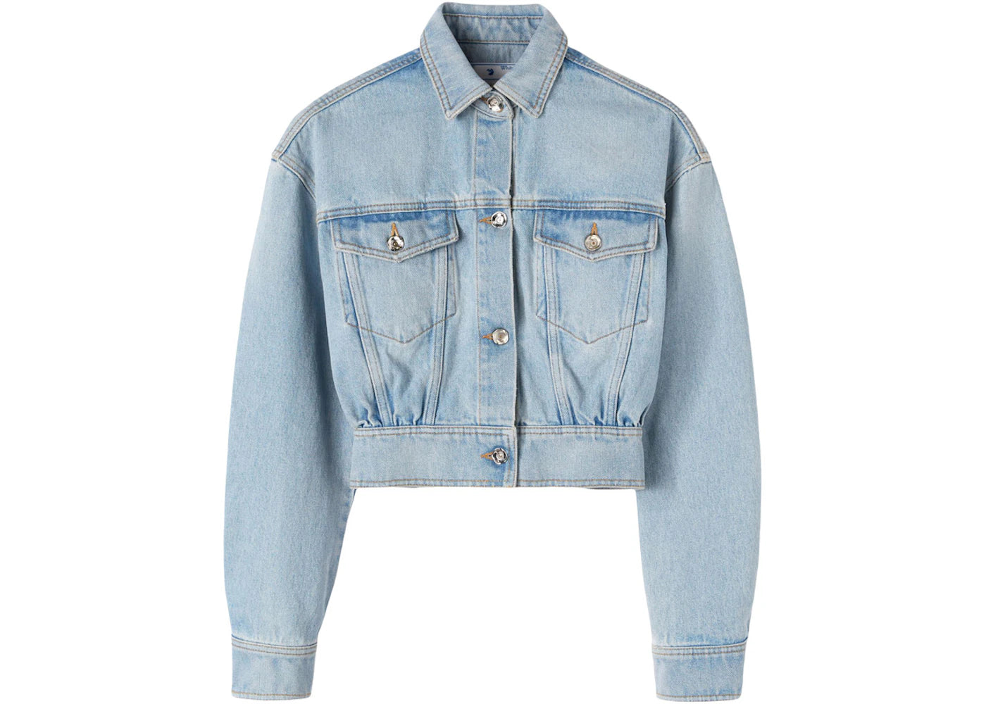 OFF-WHITE Bleach Baby Baggy Jacket Denim