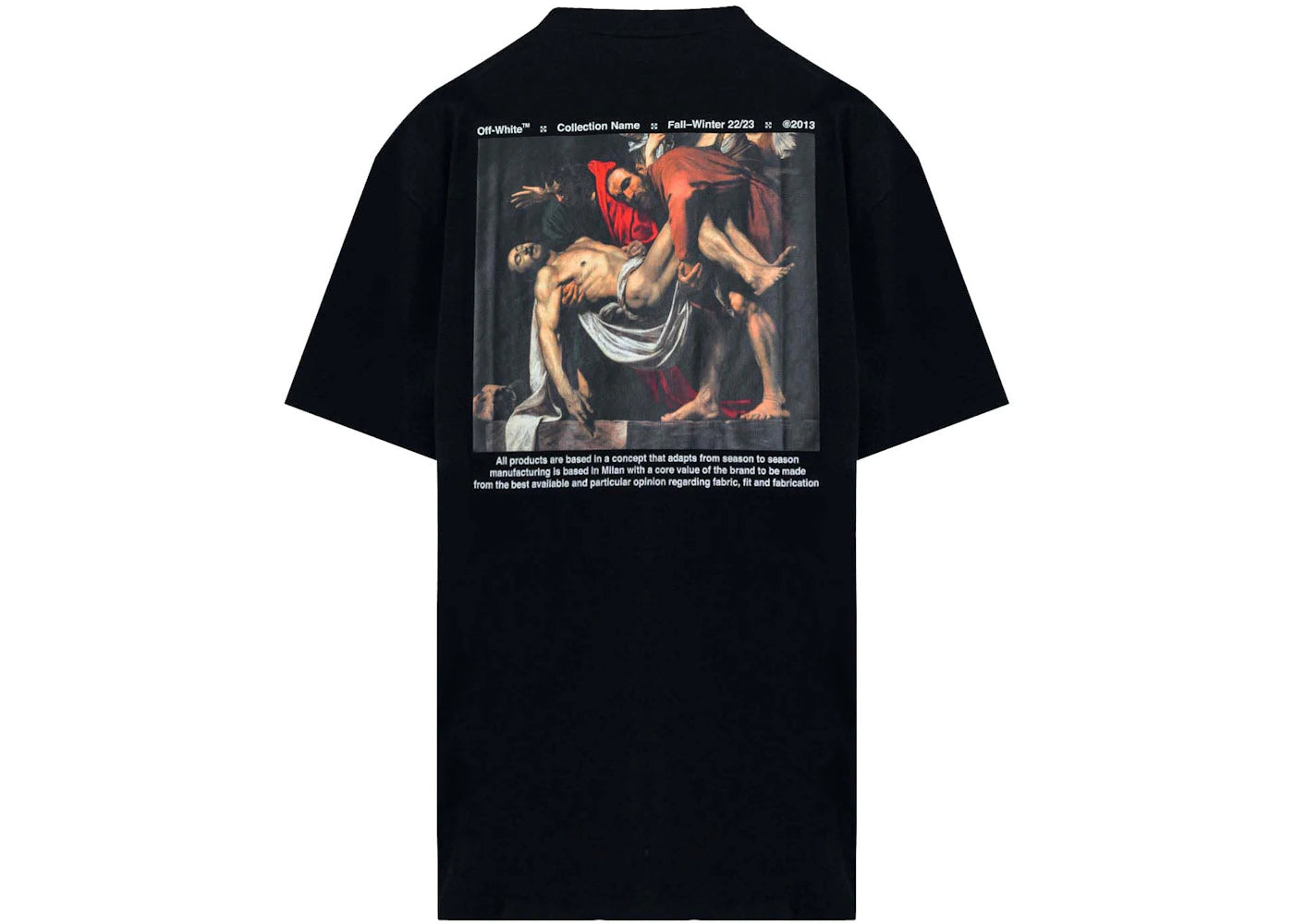 OFF-WHITE Carav Deposition Over S/S Tee Black/White