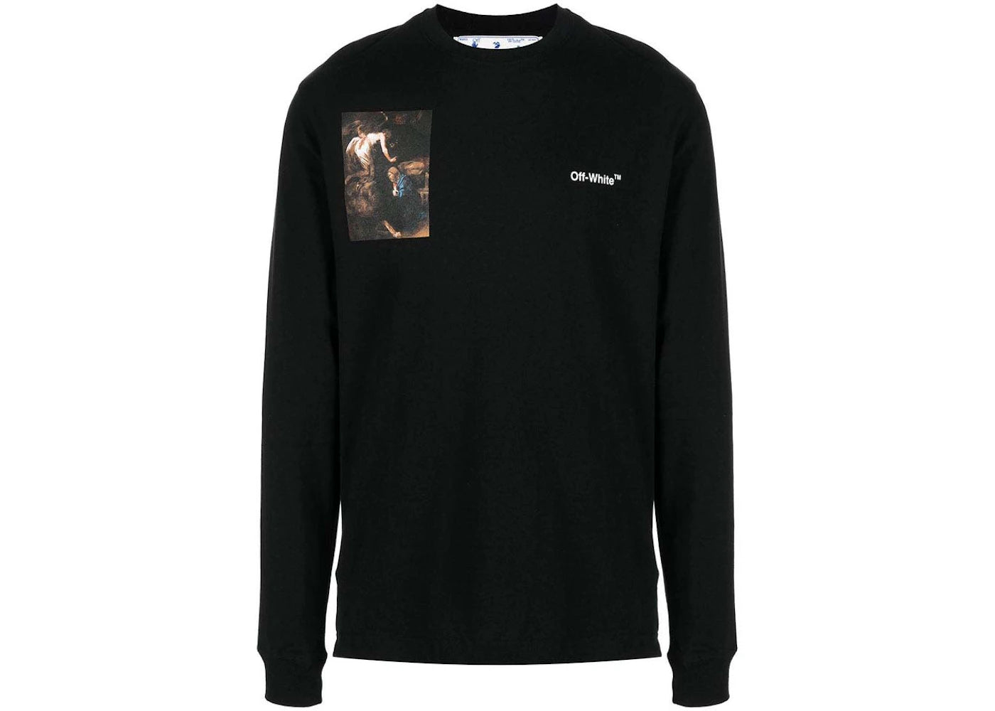 OFF-WHITE Caravag Lute Skate L/S Tee Black/White