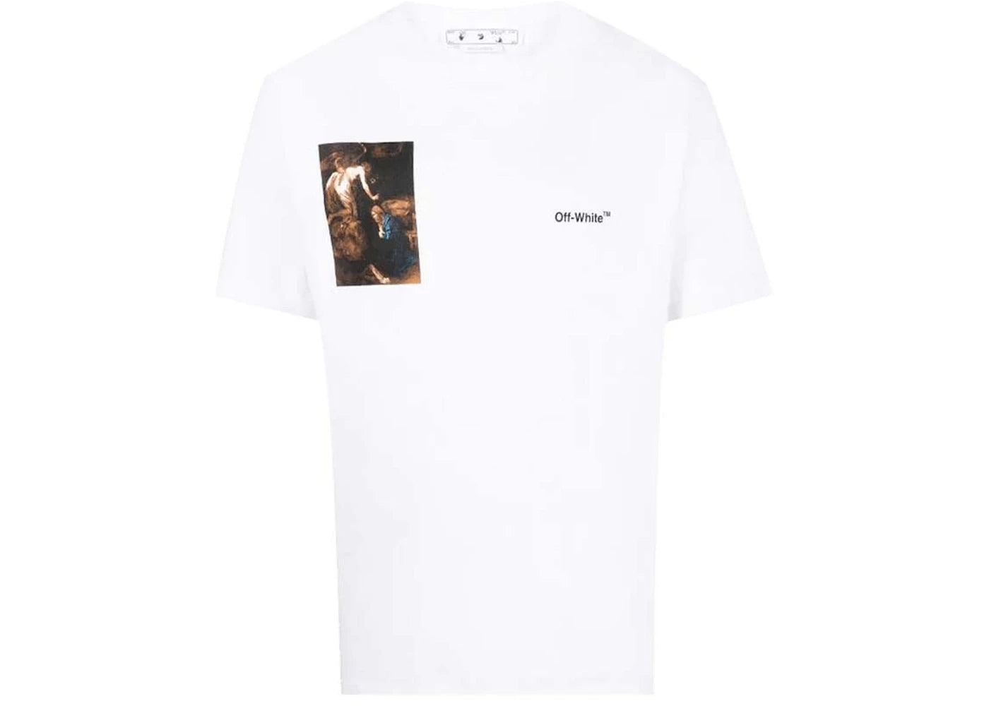 OFF-WHITE Caravag Lute Slim S/S Tee White/Black