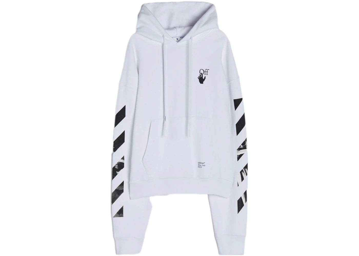 OFF-WHITE Caravaggio Arrows Hoodie White/Black