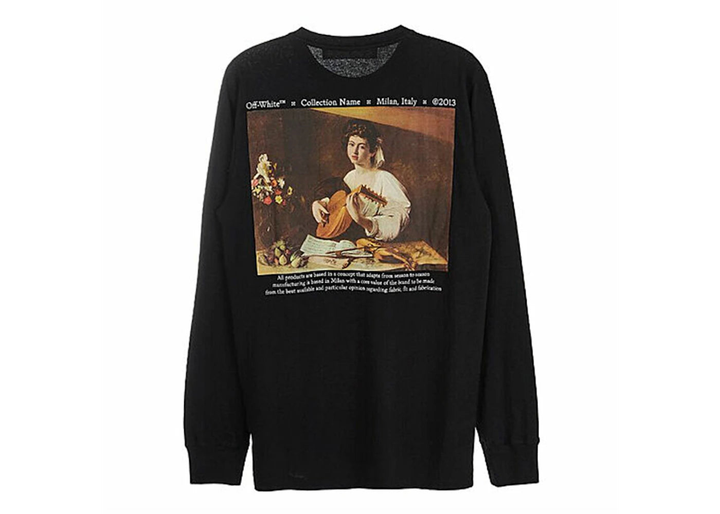 OFF-WHITE Caravaggio Lute L/S T-Shirt Black/Multi