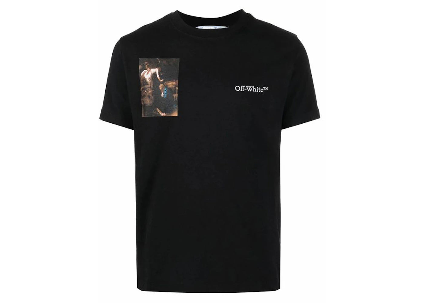 OFF-WHITE Caravaggio Lute Slim S/S T-Shirt Black