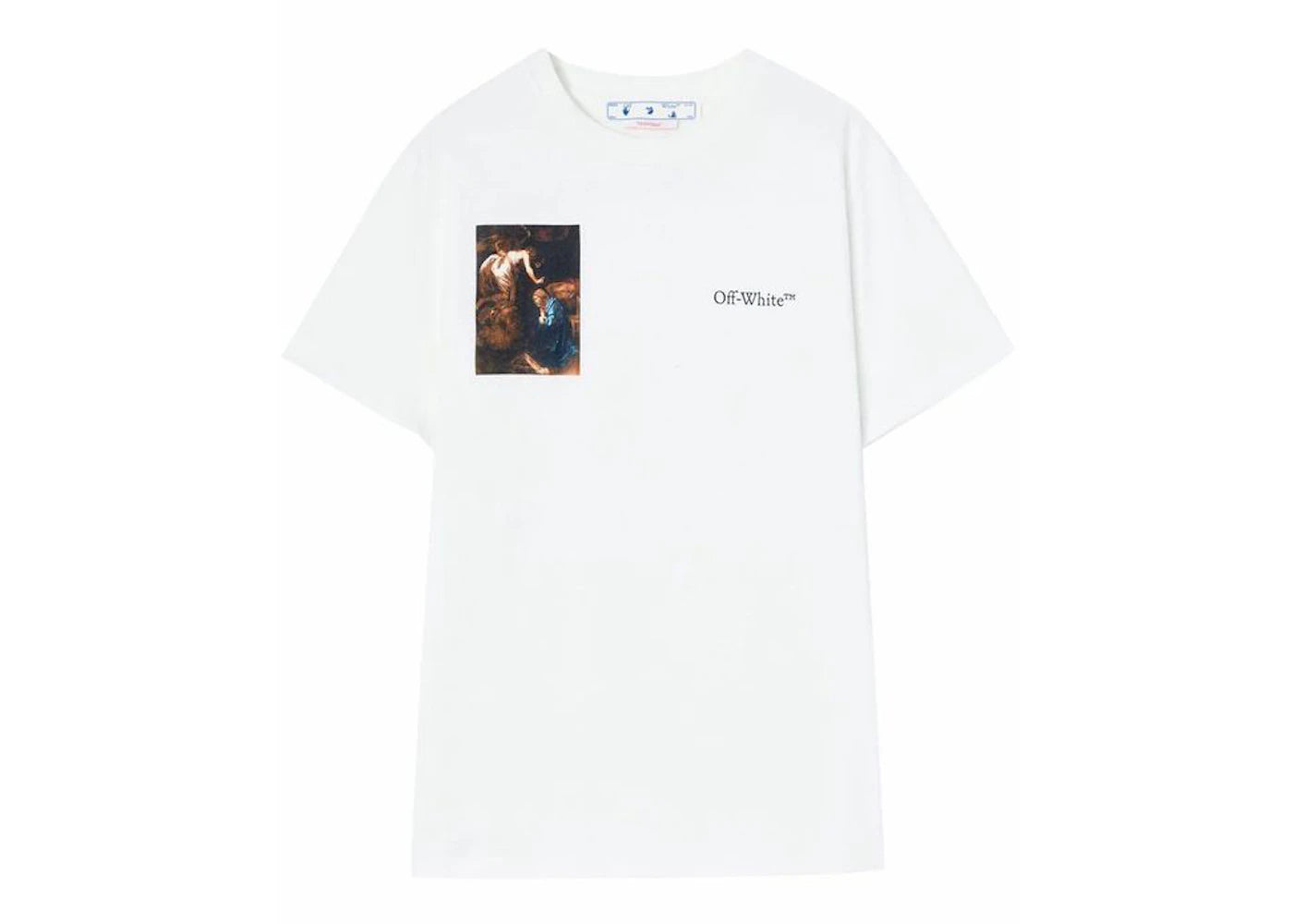 OFF-WHITE Caravaggio Lute Slim S/S T-Shirt White