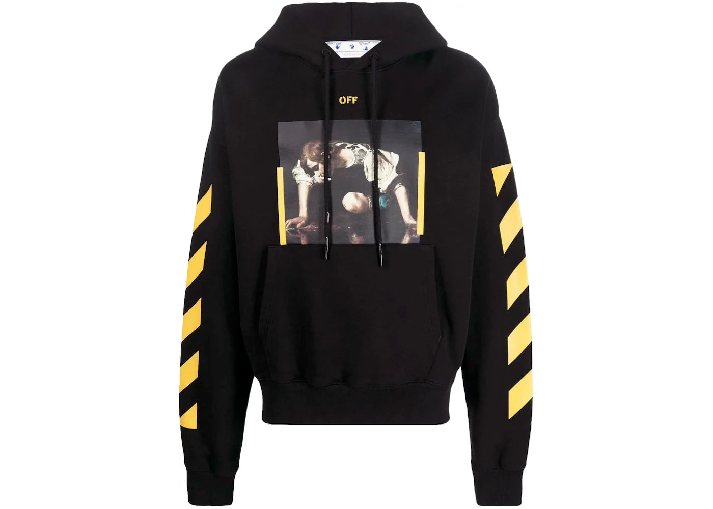 OFF-WHITE Caravaggio Narcis Over Hoodie Black