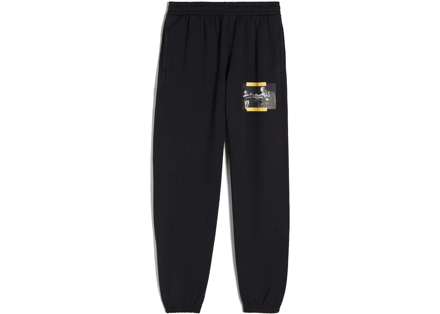 OFF-WHITE Caravaggio Painting Sweatpants Black/Yellow