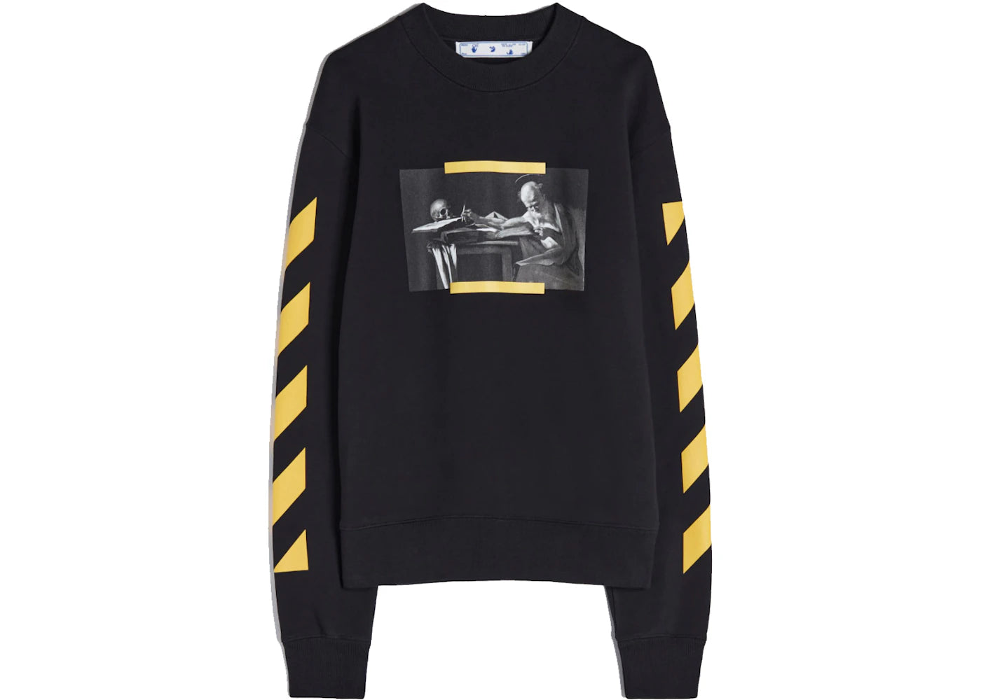 OFF-WHITE Caravaggio Painting Sweatshirt Black/Yellow