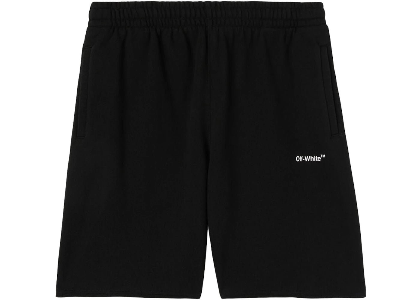 OFF-WHITE Chain Arrow Sweatshorts Black/White