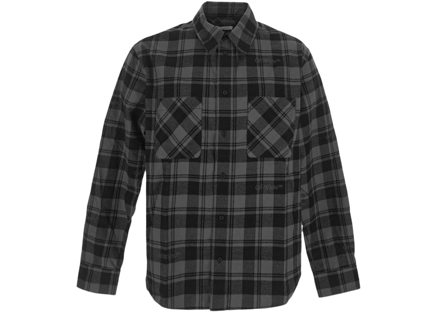 OFF-WHITE Checked Flannel Black/Grey