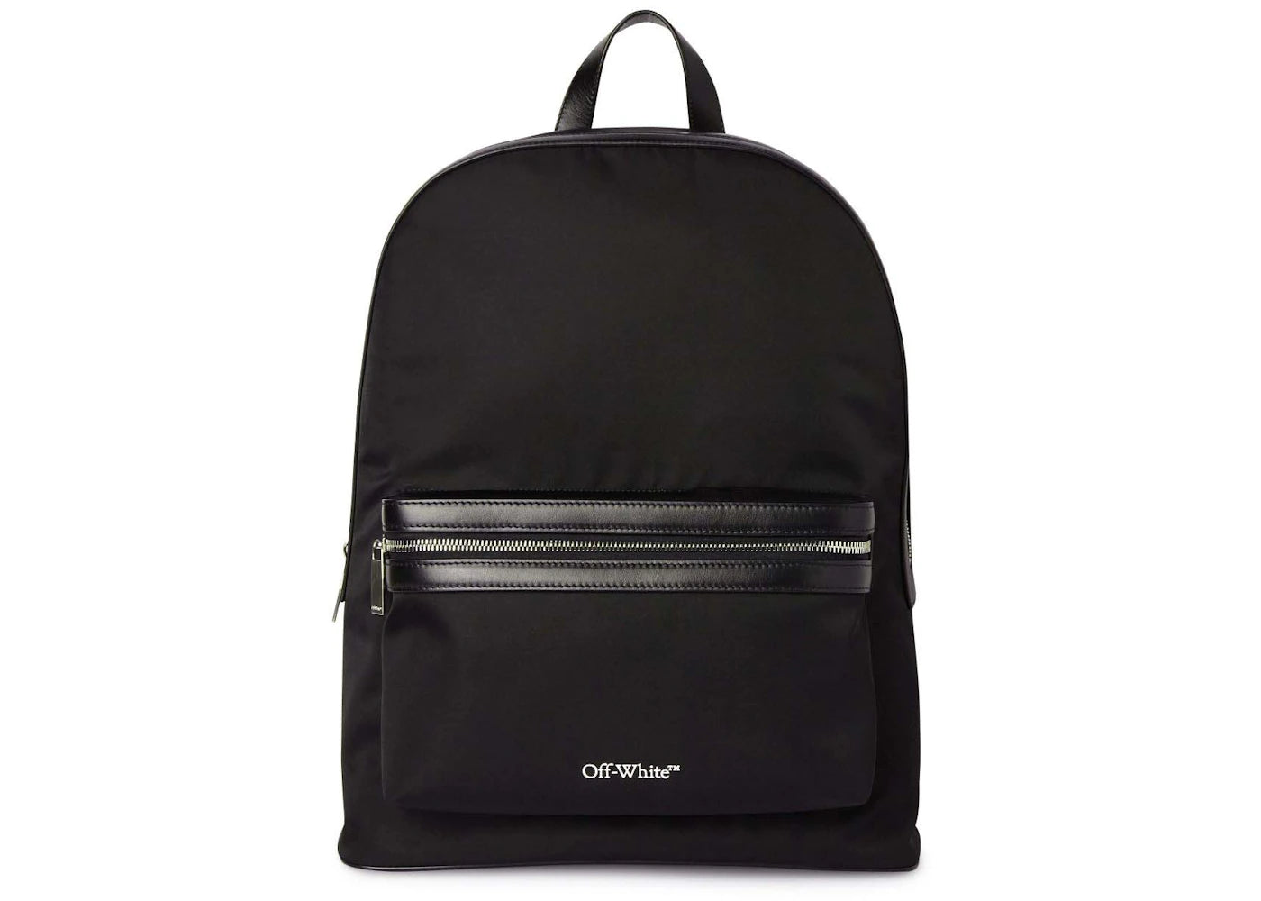 Off-White Core Round Logo-Print Backpack Black