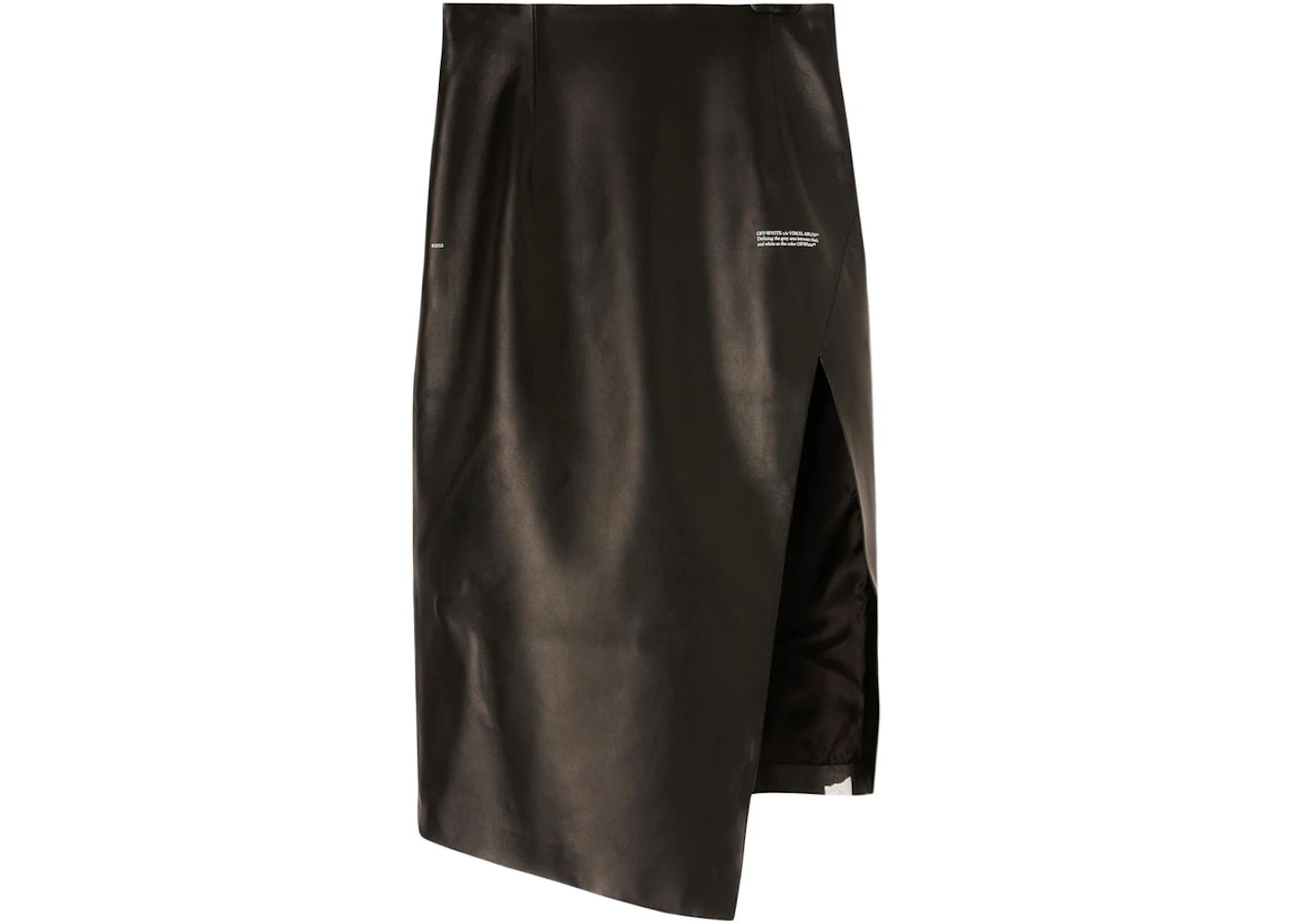 OFF-WHITE Corporate Midi Skirt Black